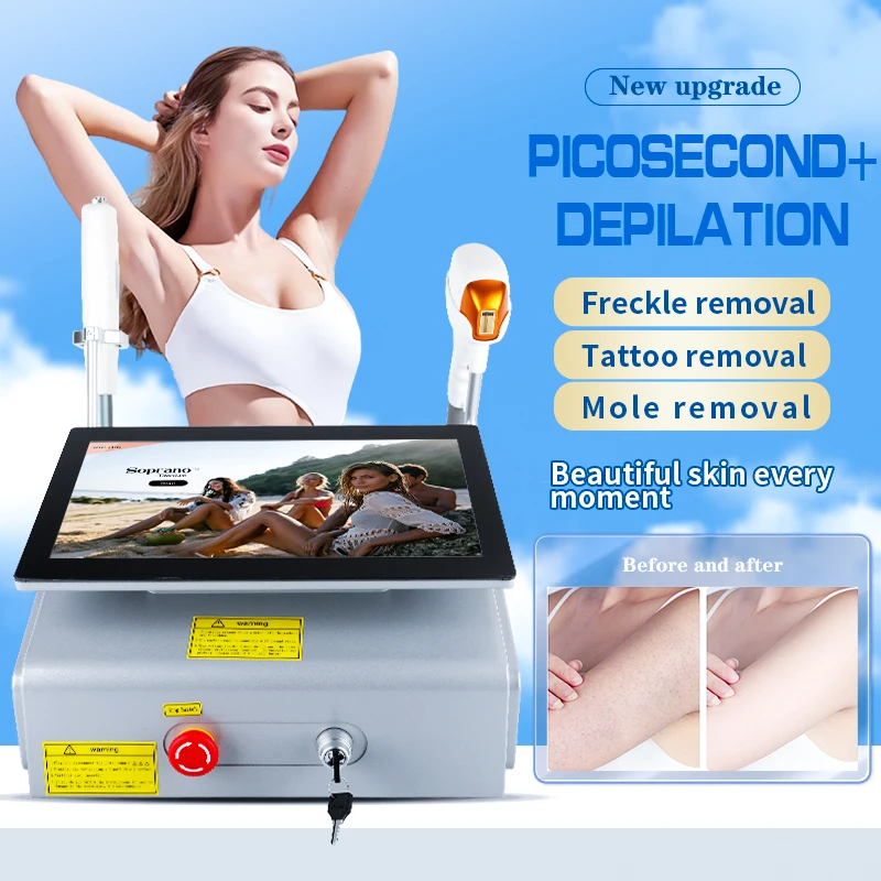 2 in 1 Picosecond Laser Tattoo Removal and Diode Laser Hair Removal Dual Function Machine Picosecond Laser Hair Removal
2 in 1 Picosecond Laser Tattoo Removal and Diode Laser Hair Removal Dual Function Machine Picosecond Laser Hair Removal