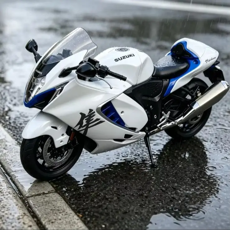 Remote Control Alloy 1:6 Hayabusa Motorcycle, Light Sound & Spray Effect, Kids Toy and Birthday Gift for Boyfriend
Remote Control Alloy 1:6 Hayabusa Motorcycle, Light Sound & Spray Effect, Kids Toy and Birthday Gift for Boyfriend
