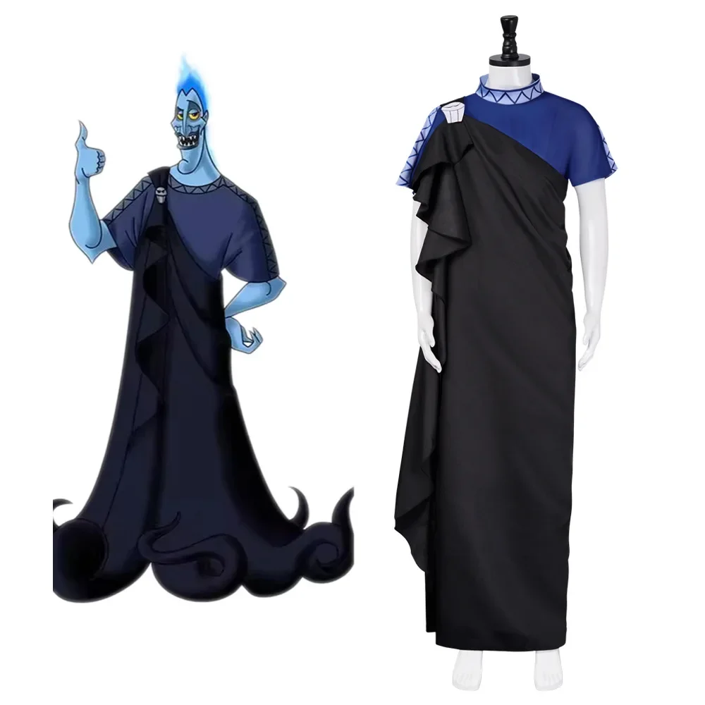 Fantasy Hades Cosplay Anime Herculers Costume T-Shirt Robe Fantasia Men Halloween Carnival Party Male Role Disguise Suit
Fantasy Hades Cosplay Anime Herculers Costume T-Shirt Robe Fantasia Men Halloween Carnival Party Male Role Disguise Suit