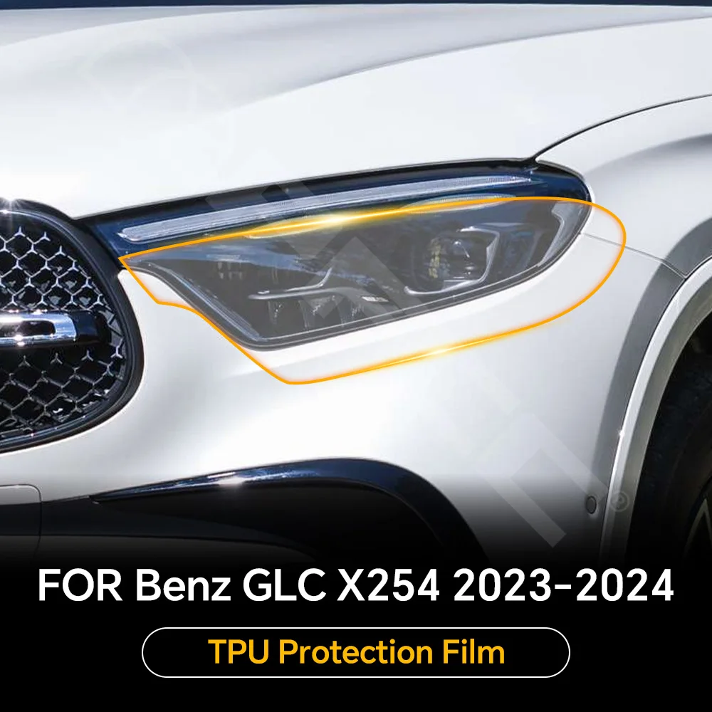Headlights Rearview TPU Protection Film For Mercedes Benz GLC X254 Luxury X254 Base 2023 2024 Pre-cut Clear PPF Invisible
Headlights Rearview TPU Protection Film For Mercedes Benz GLC X254 Luxury X254 Base 2023 2024 Pre-cut Clear PPF Invisible
