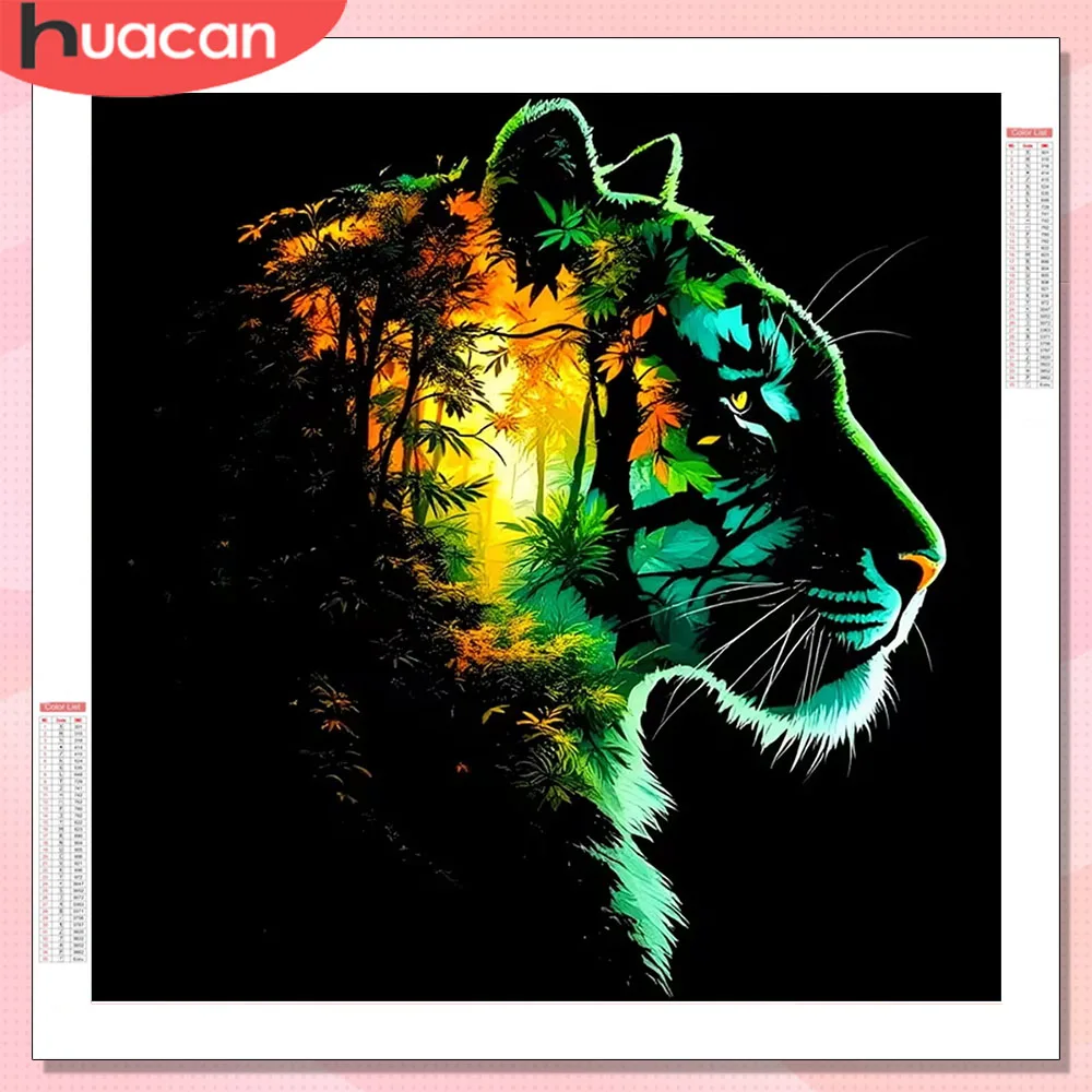 HUACAN Diamond Mosaic Tiger Animal Square Round Drill Kits Forest Landscape Hobby Creative Unique Gift Diamond Painting
HUACAN Diamond Mosaic Tiger Animal Square Round Drill Kits Forest Landscape Hobby Creative Unique Gift Diamond Painting