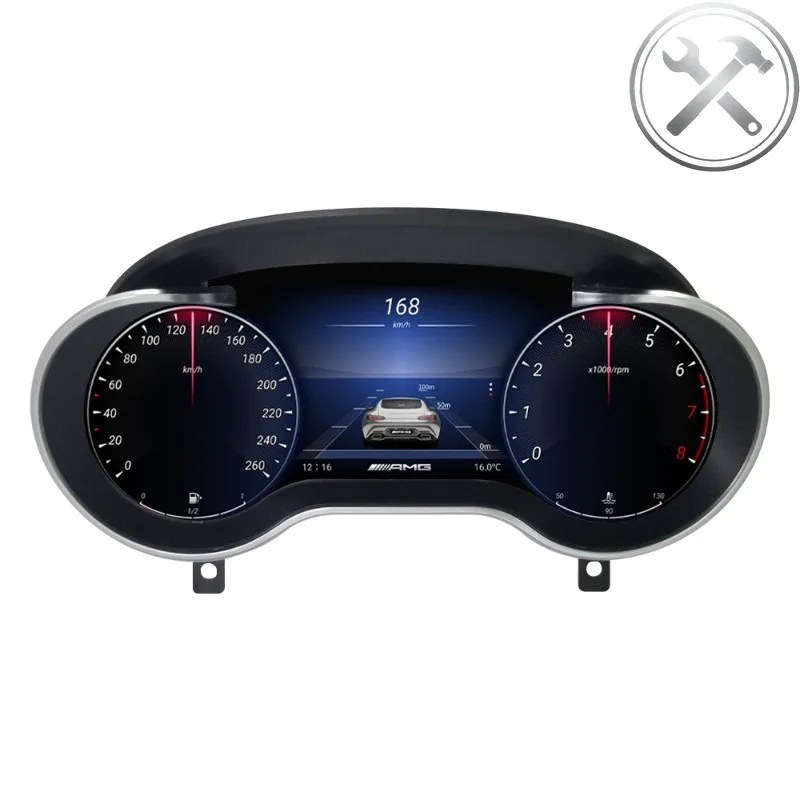 MEKEDE 4 Types of UI Switching New UI Screen Digital Cluster LCD Dashboard With Wireless Carplay Auto Parts for ML GL 2012-201
MEKEDE 4 Types of UI Switching New UI Screen Digital Cluster LCD Dashboard With Wireless Carplay Auto Parts for ML GL 2012-201