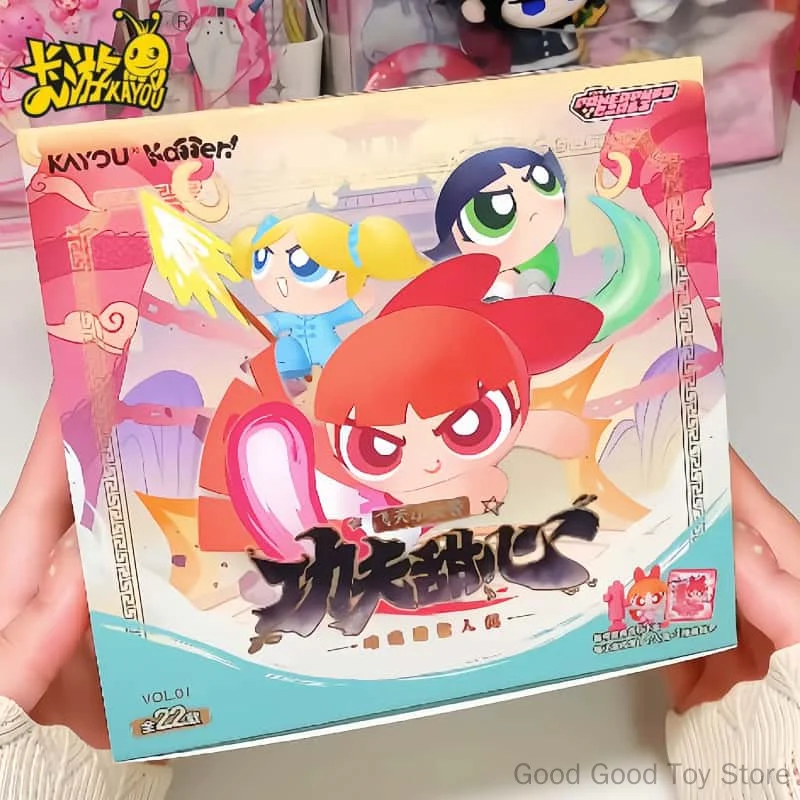 New KAYOU The Powerpuff Girls Kung Fu Sweetheart Kadder Mini Figurine Collectible Blind Box Desktop Ornament Surprise Gift Toy
New KAYOU The Powerpuff Girls Kung Fu Sweetheart Kadder Mini Figurine Collectible Blind Box Desktop Ornament Surprise Gift Toy