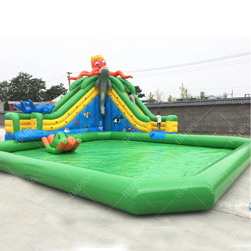Factory Direct Sale Build a Children Water Park Water Slide with Pool Octopus Commercial Inflatable Water Park
Factory Direct Sale Build a Children Water Park Water Slide with Pool Octopus Commercial Inflatable Water Park