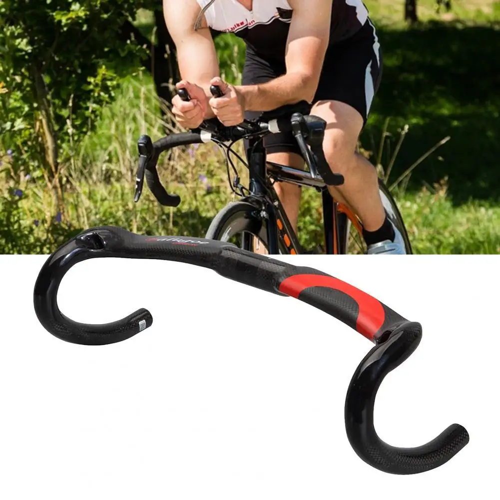 Bicycle Handlebar Carbon Fiber Drop Handlebar Hard Texture Strong Bicycle Handle Bent Bar Bike Part
Bicycle Handlebar Carbon Fiber Drop Handlebar Hard Texture Strong Bicycle Handle Bent Bar Bike Part