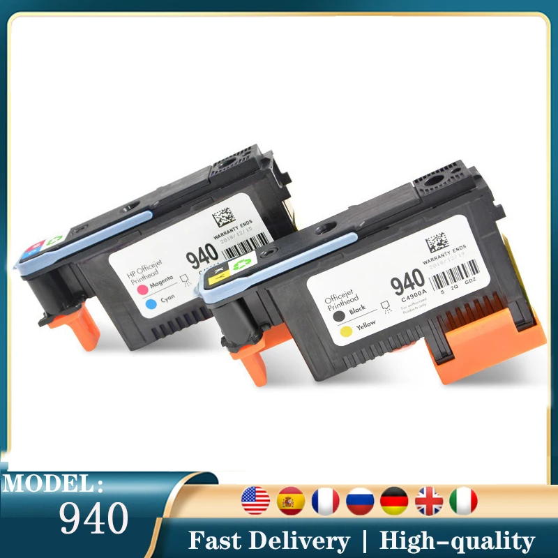 For HP 940 Printhead C4900A C4901A 940 Print Head For HP Officejet Pro 8000 8500 8500A A809a A809n A811a A909a A909n A909g A910a
For HP 940 Printhead C4900A C4901A 940 Print Head For HP Officejet Pro 8000 8500 8500A A809a A809n A811a A909a A909n A909g A910a