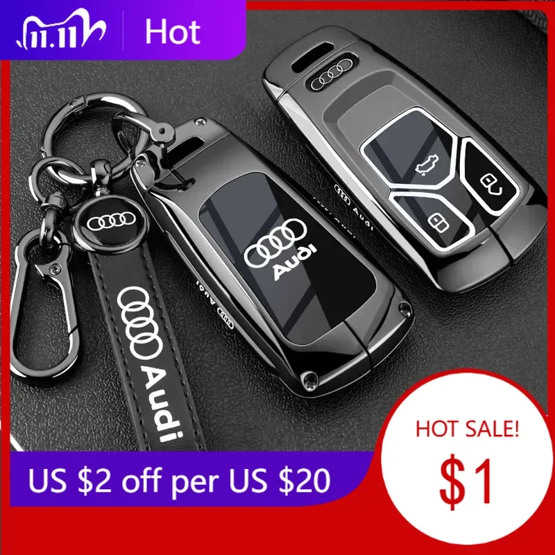 2025 Горячий чехол для автомобильного ключа из цинкового сплава, защитный чехол для Audi A4 B9 A5 A6L A6 S4 S5 S7 8W Q7 4M Q5 TT TTS RS Coupe, брелок Ac
2025 Горячий чехол для автомобильного ключа из цинкового сплава, защитный чехол для Audi A4 B9 A5 A6L A6 S4 S5 S7 8W Q7 4M Q5 TT TTS RS Coupe, брелок Ac