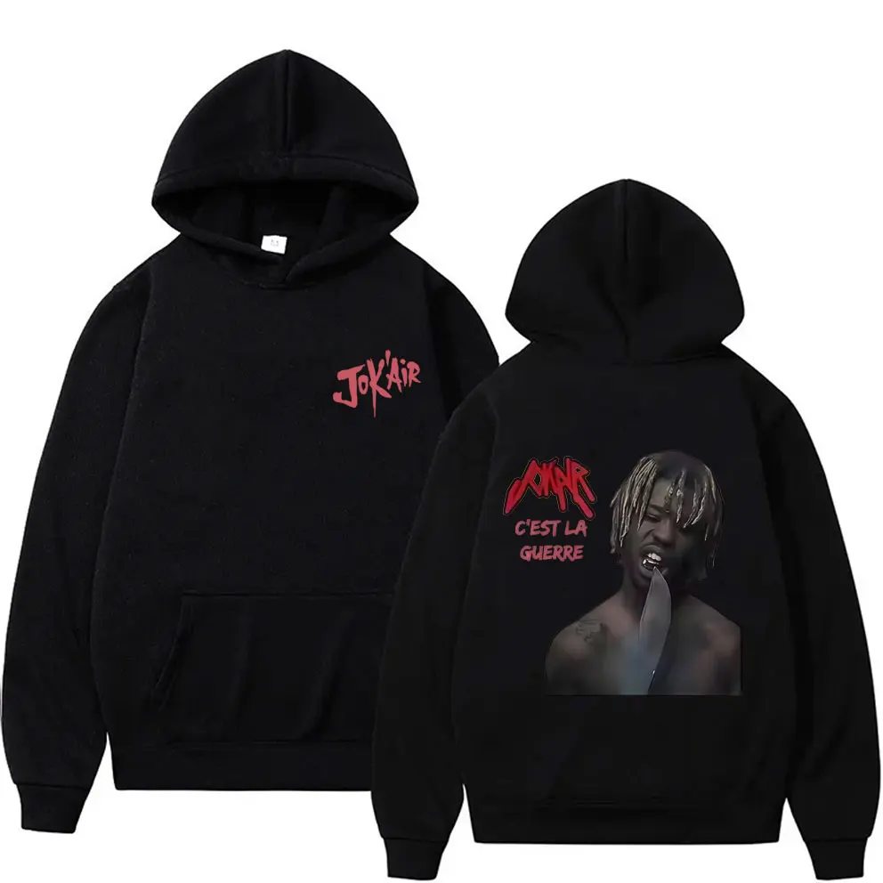 Rapper Jokair C'est La Guerre Album Merch Hoodie Men Women Vintage Oversized Sweatshirt Male Fashion Casual Pullover Tracksuit
Rapper Jokair C'est La Guerre Album Merch Hoodie Men Women Vintage Oversized Sweatshirt Male Fashion Casual Pullover Tracksuit