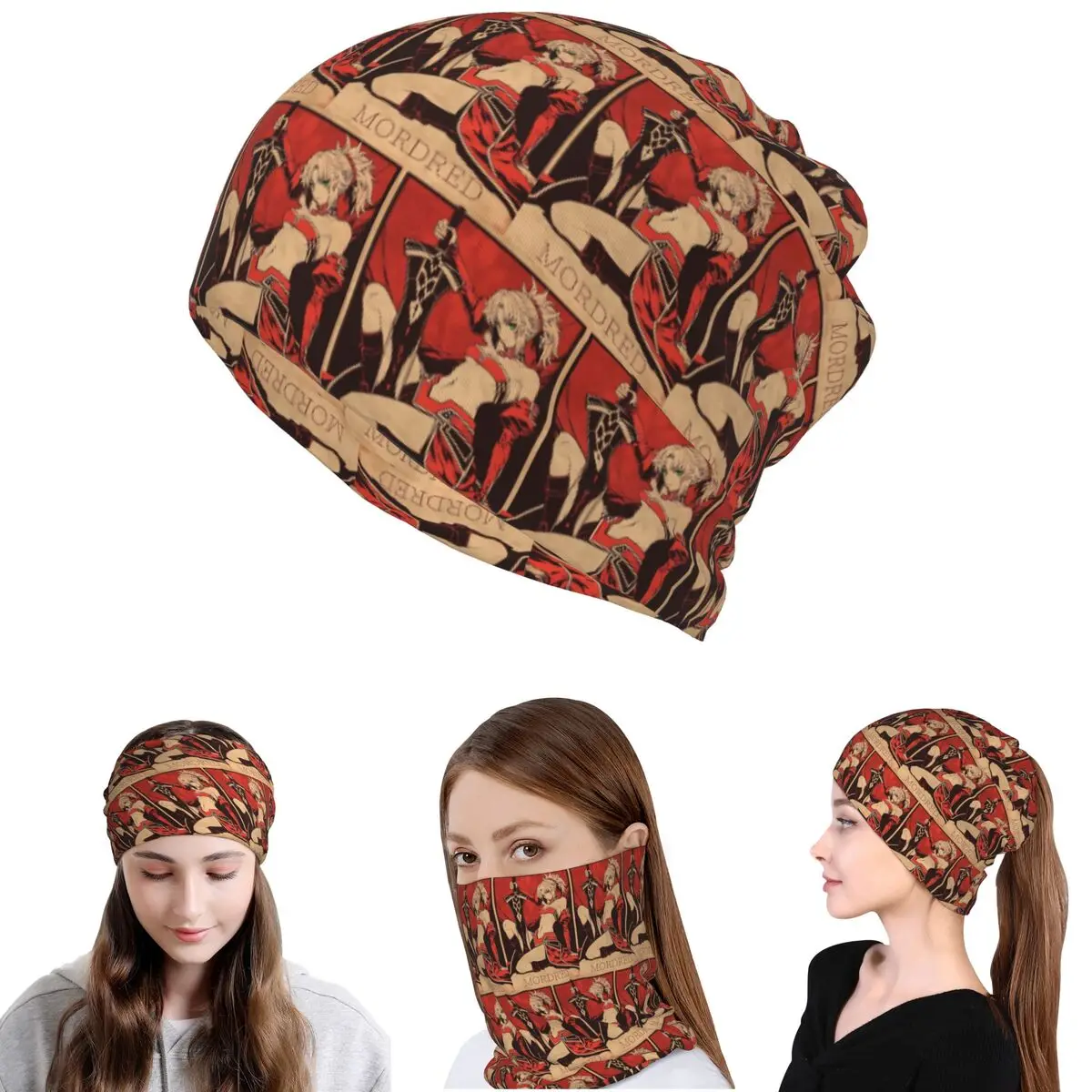 Pinup Mordred Fate Stay Night Anime Bandana Neck Cover Wrap Scarf Multi-use Headwear Beanies Hat for Men Women Adult Washable
Pinup Mordred Fate Stay Night Anime Bandana Neck Cover Wrap Scarf Multi-use Headwear Beanies Hat for Men Women Adult Washable