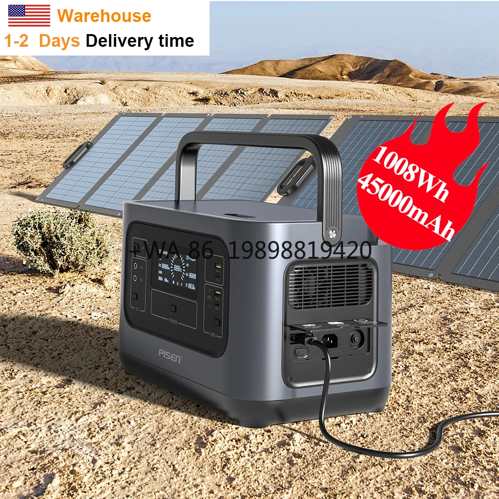 1000W Home Backup Solar Power Generator 540Wh LiFePO4 Battery 800W AC Input MPPT Portable Power Station B2B Clearance Sale
1000W Home Backup Solar Power Generator 540Wh LiFePO4 Battery 800W AC Input MPPT Portable Power Station B2B Clearance Sale