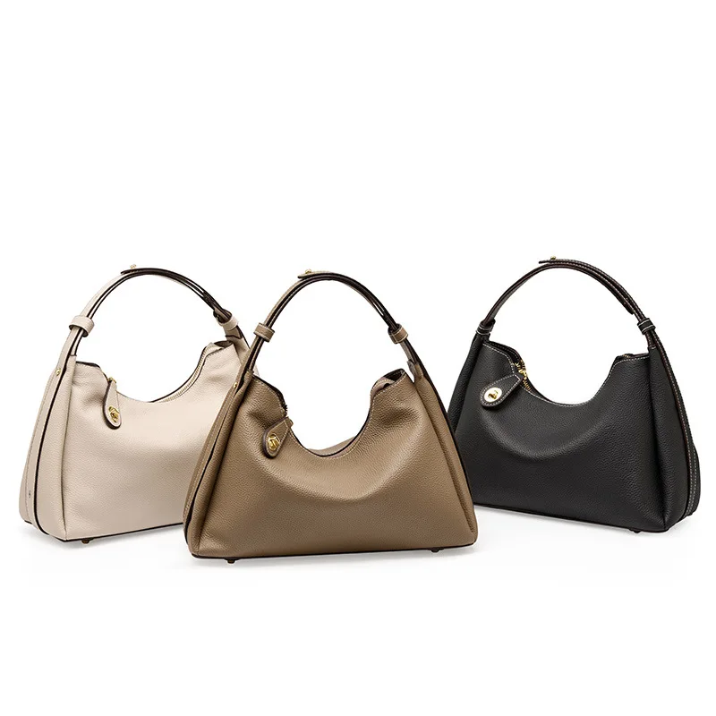 Women's Genuine Leather Handbag Luxury Crossbody Hobo Purse for Everyday Use Elegant Underarm Designer Shoulder Bag
Women's Genuine Leather Handbag Luxury Crossbody Hobo Purse for Everyday Use Elegant Underarm Designer Shoulder Bag