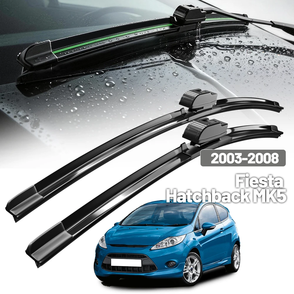 Car Wiper Blades for Ford Fiesta Hatchback 5 MK5 2003 2004 2005 2006 2007 2008 Front Windscreen Brushes Car Accessories 22"16"
Car Wiper Blades for Ford Fiesta Hatchback 5 MK5 2003 2004 2005 2006 2007 2008 Front Windscreen Brushes Car Accessories 22"16"