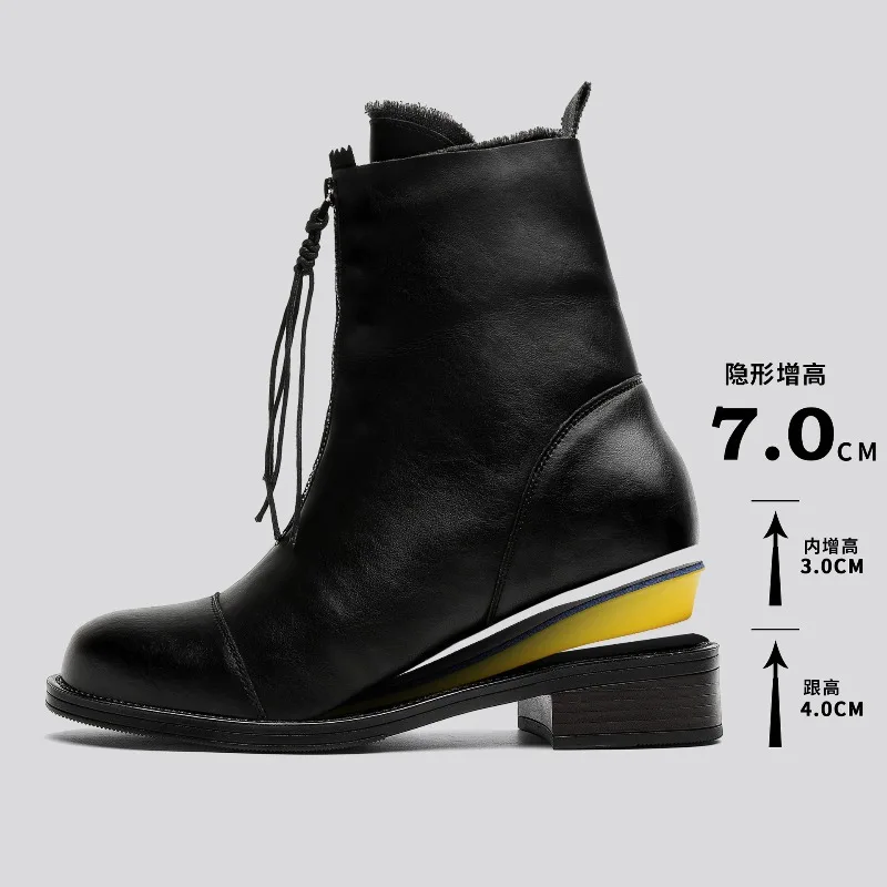 Top Quality Men's Leather Ankle Boots Back Zipper Tassel Design Low Heel Chelsea Boots 2026New Luxury Casual Dress Shoes for Men
Top Quality Men's Leather Ankle Boots Back Zipper Tassel Design Low Heel Chelsea Boots 2026New Luxury Casual Dress Shoes for Men