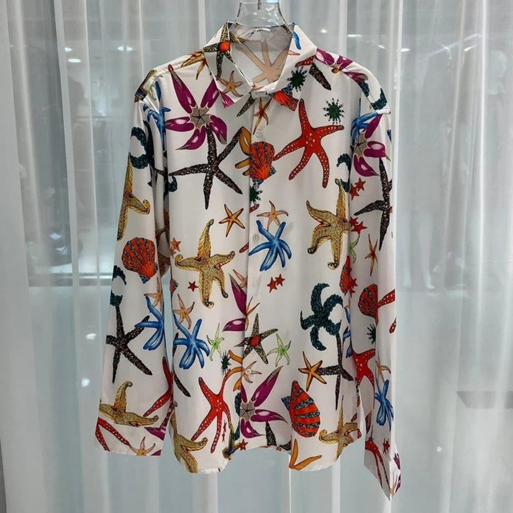 Europe 2023 Autumn Brand New Designer Fashion Men High Quality Print Long-sleeves Shirt Tops F232
Europe 2023 Autumn Brand New Designer Fashion Men High Quality Print Long-sleeves Shirt Tops F232