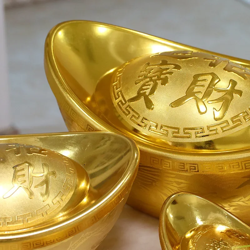 Gold Ingots Shape Box Desktop Plastic Organizer Holder Gold Ingots Props New Year Candy Boxes Home Decoration Ornaments
Gold Ingots Shape Box Desktop Plastic Organizer Holder Gold Ingots Props New Year Candy Boxes Home Decoration Ornaments