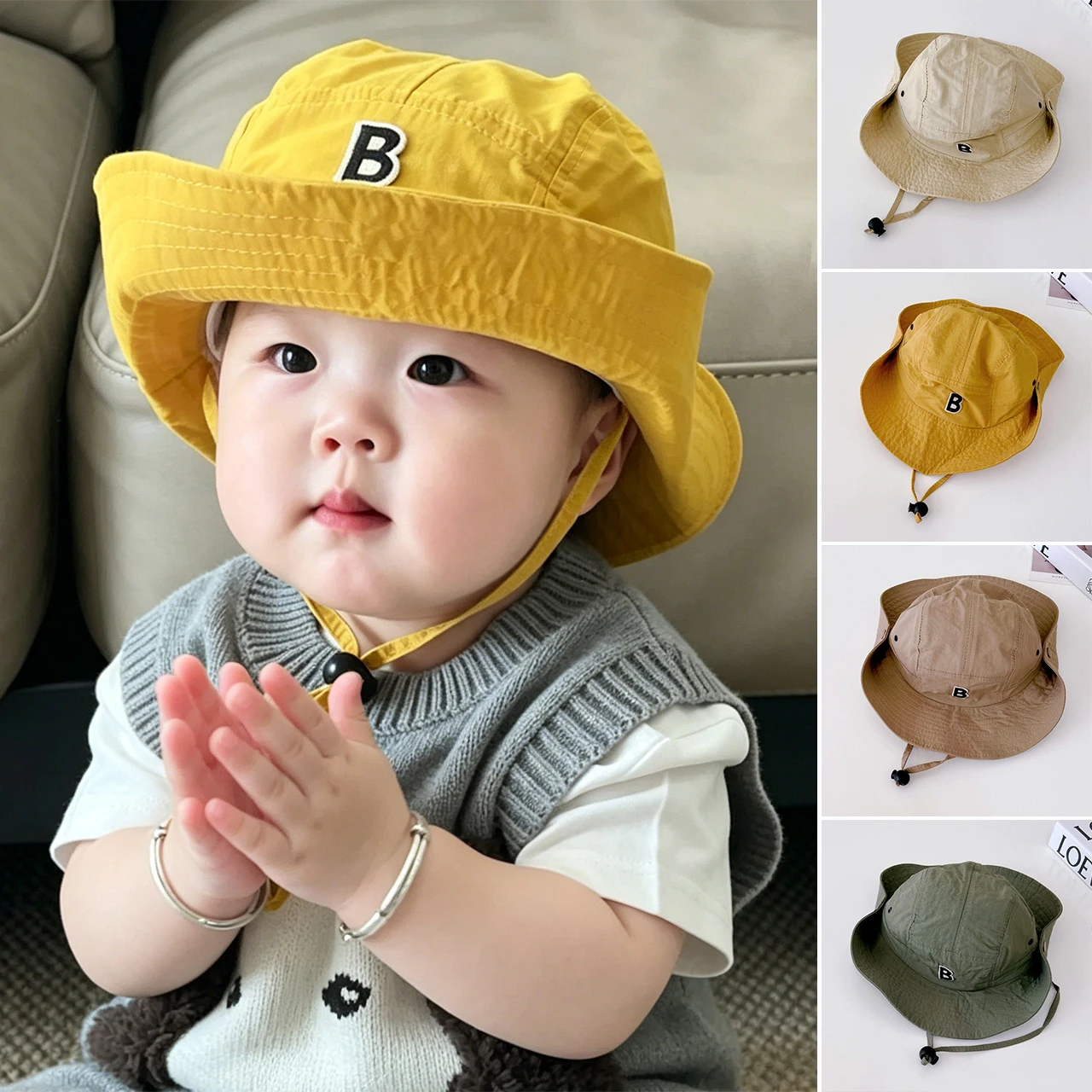 Quick-drying Fisherman Hat for Children Summer Sun Hats 1-3Year Baby Outdoor Hiking Cap Boy Girl Large Brim Sunscreen Bucket Cap
Quick-drying Fisherman Hat for Children Summer Sun Hats 1-3Year Baby Outdoor Hiking Cap Boy Girl Large Brim Sunscreen Bucket Cap