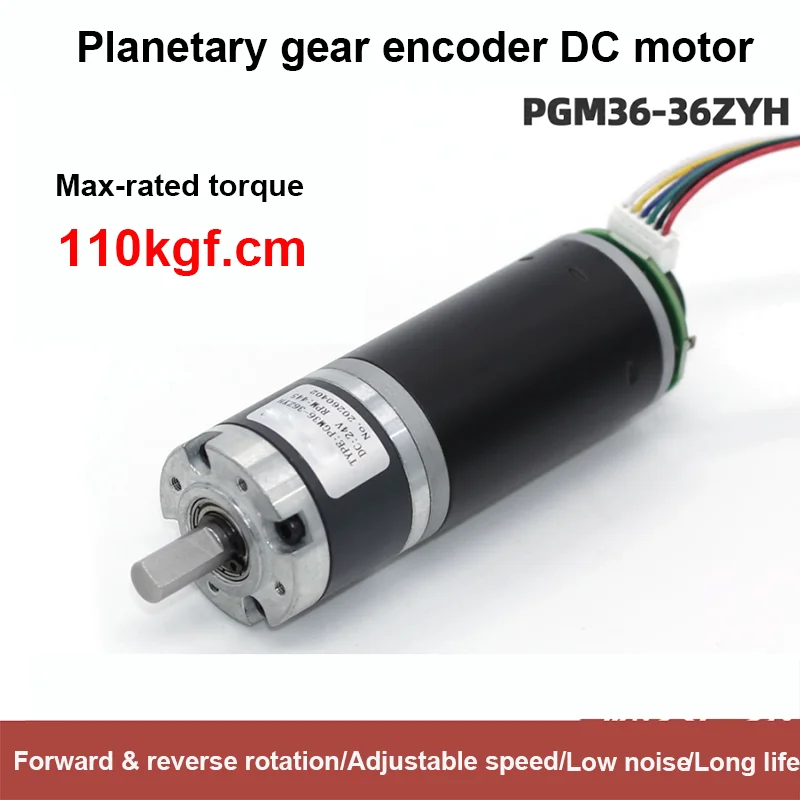 36MM 36-36ZY 12V 24V Micro Planetary DC Reduction Motor Gear High Torque 110KG 11-2160rpm Motor with Encoder speed regulation
36MM 36-36ZY 12V 24V Micro Planetary DC Reduction Motor Gear High Torque 110KG 11-2160rpm Motor with Encoder speed regulation