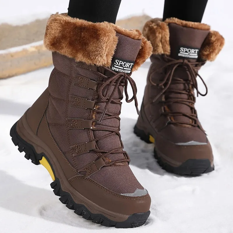 New Women Mid Calf Snow Boot Fashion Plush Warm Winter Shoes for Woman Quality Platform Hiking Boots Designer Shoes Botas Mujer
New Women Mid Calf Snow Boot Fashion Plush Warm Winter Shoes for Woman Quality Platform Hiking Boots Designer Shoes Botas Mujer