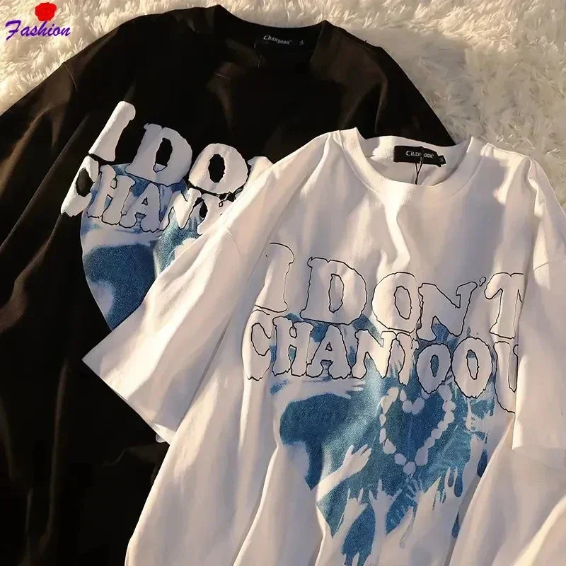 Vintage Lovr Print T-shirt Women Harajuku Gothic Y2K Black Short-sleeved Harajuku Female T-shirt Oversized Kawaii Casual
Vintage Lovr Print T-shirt Women Harajuku Gothic Y2K Black Short-sleeved Harajuku Female T-shirt Oversized Kawaii Casual