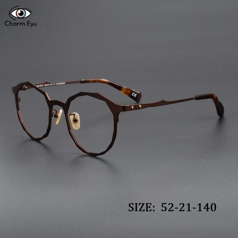 Personalized Pure Titanium Eyewear Frame Women Polygonal Retro Optical Myopia New Men Anti Blue Light Reading Office Eyeglass
Personalized Pure Titanium Eyewear Frame Women Polygonal Retro Optical Myopia New Men Anti Blue Light Reading Office Eyeglass