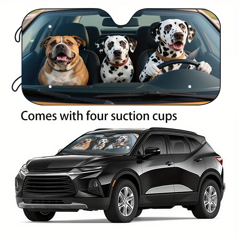 1pc Fun Car Sunshade 2 Sizes To Choose From, Holiday Gift Choice Car Windshield Sunshade, Your Car Stays Cool And Prevents Aging
1pc Fun Car Sunshade 2 Sizes To Choose From, Holiday Gift Choice Car Windshield Sunshade, Your Car Stays Cool And Prevents Aging