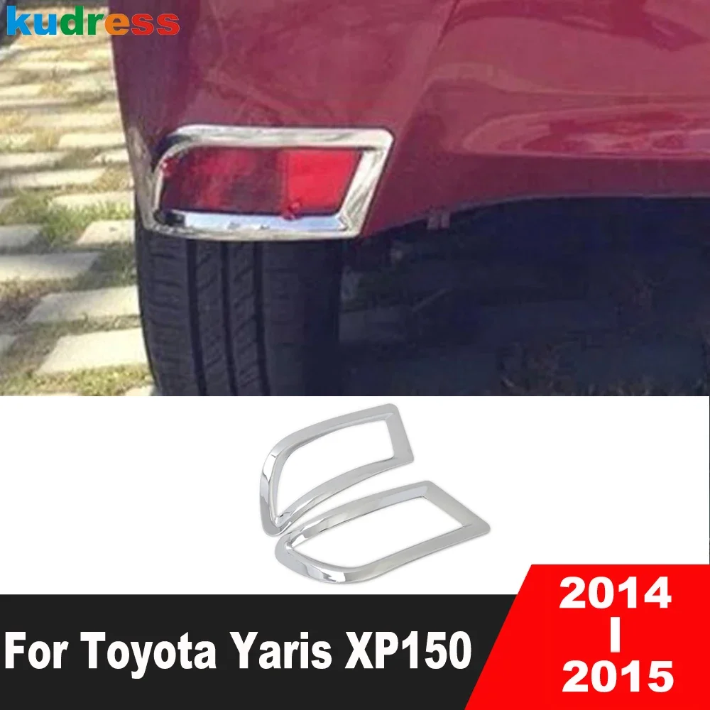 Накладка на заднюю противотуманную фару для Toyota Yaris XP150 Hatchback 2014 2015, хромированная рамка задней противотуманной фары, автомобильные аксессуары 
Накладка на заднюю противотуманную фару для Toyota Yaris XP150 Hatchback 2014 2015, хромированная рамка задней противотуманной фары, автомобильные аксессуары