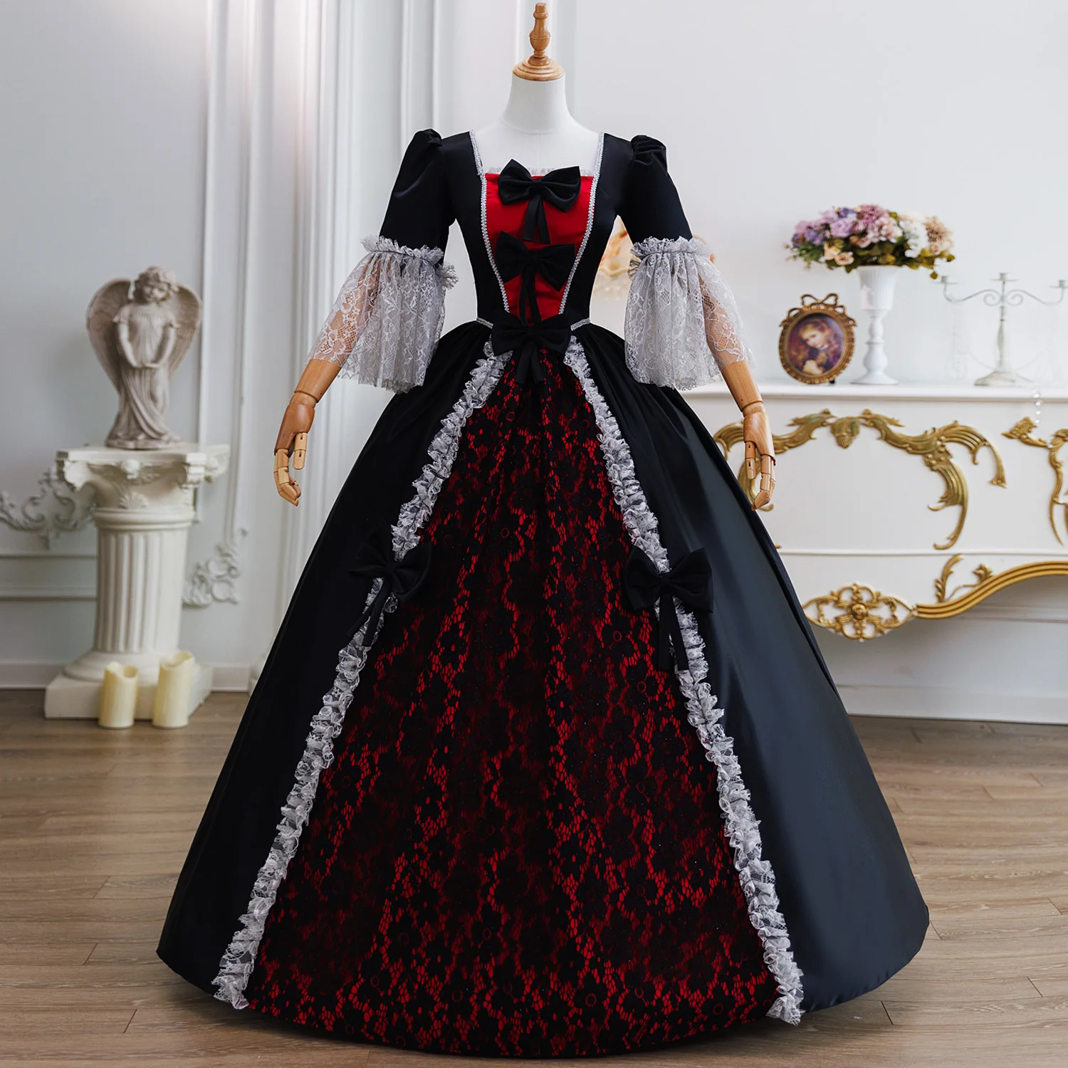 Customized Ball Gown Medieval Marie Court Evening Dresses High End Renaissance Victorian Prom Party Gowns Formal Parade
Customized Ball Gown Medieval Marie Court Evening Dresses High End Renaissance Victorian Prom Party Gowns Formal Parade