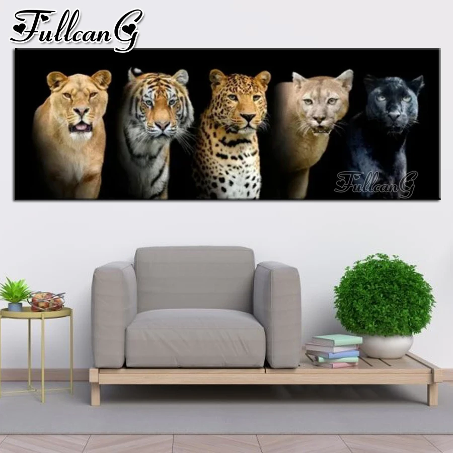 Diy 5d Diamonds Embroidery Tiger Leopard Mosaic Painting Kits Large Size Wild Animal Full Rhinestone Picture Home Decor AA3887
Diy 5d Diamonds Embroidery Tiger Leopard Mosaic Painting Kits Large Size Wild Animal Full Rhinestone Picture Home Decor AA3887