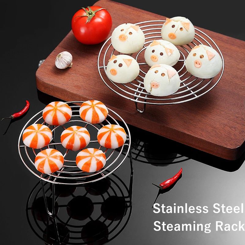 Thicken Round Steaming Rack 304 Stainless Steel Cooling Holder Steaming Tray Pressure Cooker Water-proof Household Steaming Pan
Thicken Round Steaming Rack 304 Stainless Steel Cooling Holder Steaming Tray Pressure Cooker Water-proof Household Steaming Pan