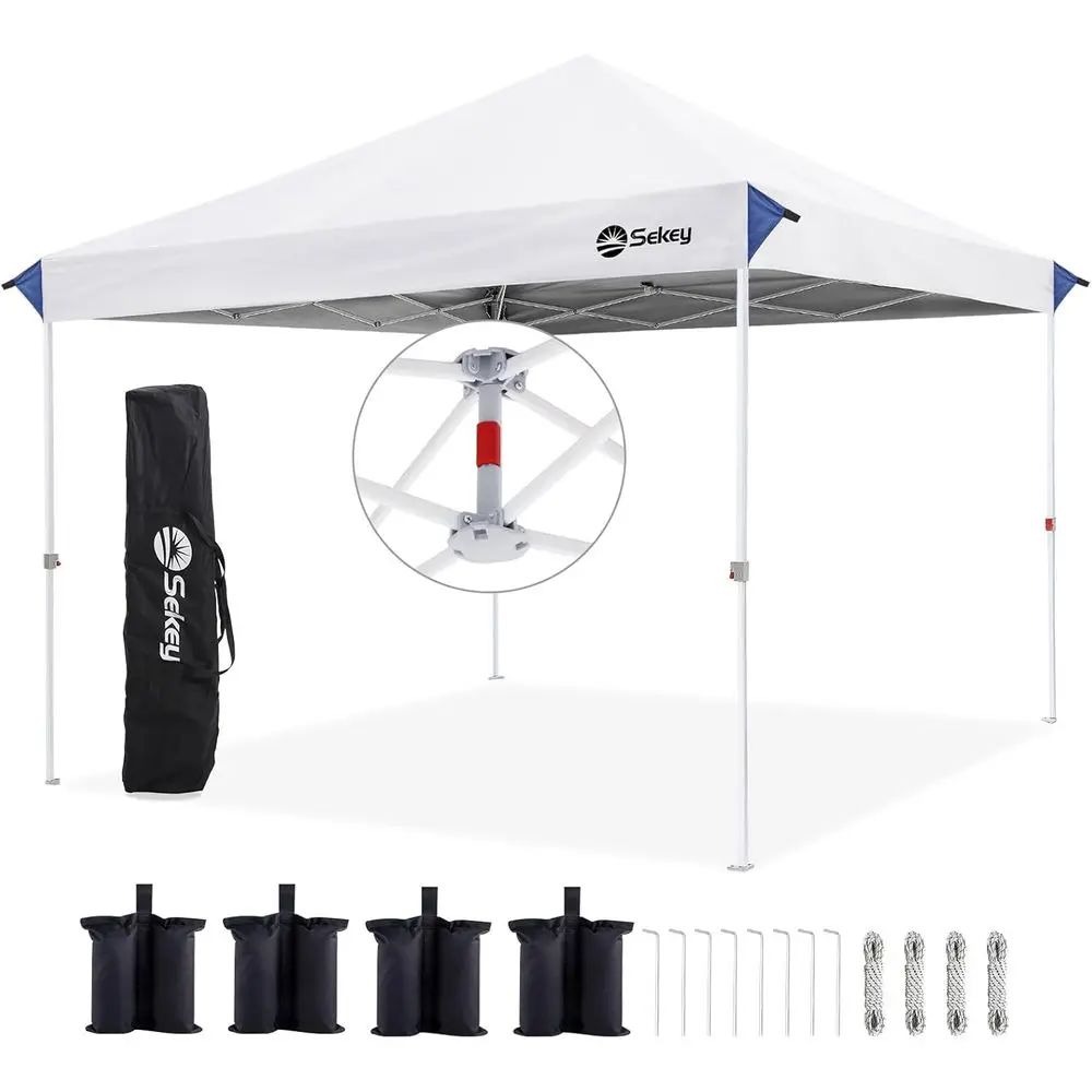 10x10 Instant Pop-Up Canopy with 99% UV Protection - Ideal for Outdoor Events, Parties, and Camping
10x10 Instant Pop-Up Canopy with 99% UV Protection - Ideal for Outdoor Events, Parties, and Camping