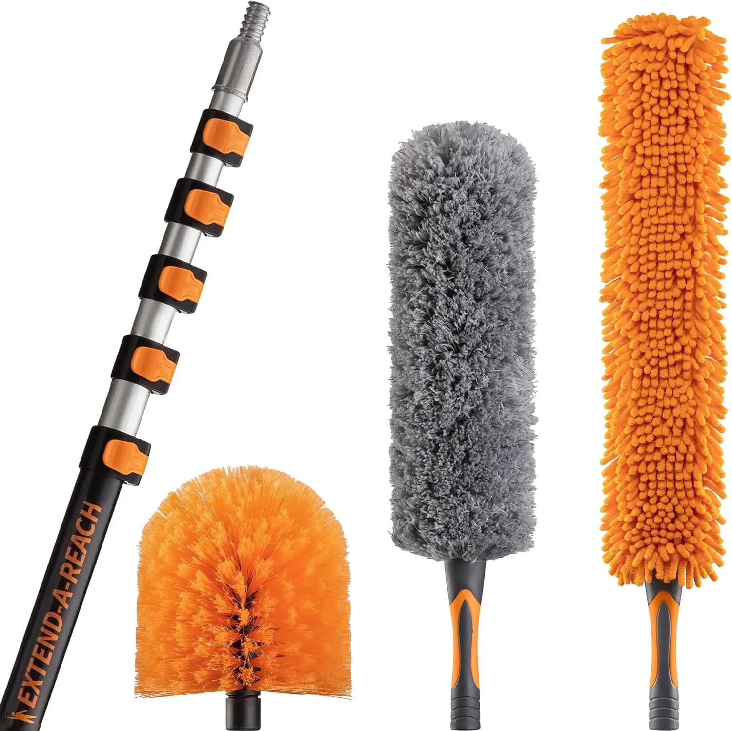 30 Foot High Reach Duster Kit with 5-24 ft Extension Pole // High Ceiling Duster Cleaning Kit with Telescopic Pole // Cobweb Dus
30 Foot High Reach Duster Kit with 5-24 ft Extension Pole // High Ceiling Duster Cleaning Kit with Telescopic Pole // Cobweb Dus