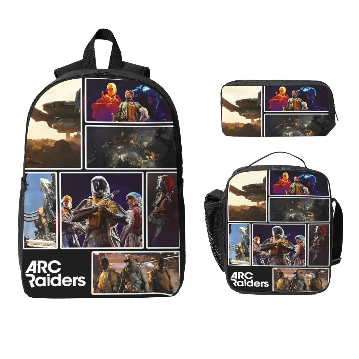 3Pcs Arc Raiders Theme School bags Set for Girls Boys Pen Bags Backpack Sets with Lunch Box For School Students Knapsack
3Pcs Arc Raiders Theme School bags Set for Girls Boys Pen Bags Backpack Sets with Lunch Box For School Students Knapsack