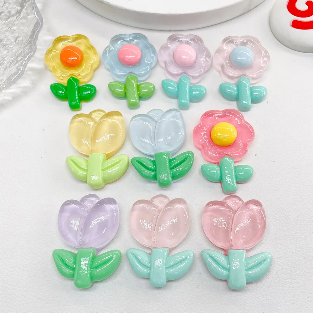 5pcs Cross-border ice-penetrating tulip flower resin accessories DIY hair accessories stationery box hole shoes buckle rope pend
5pcs Cross-border ice-penetrating tulip flower resin accessories DIY hair accessories stationery box hole shoes buckle rope pend