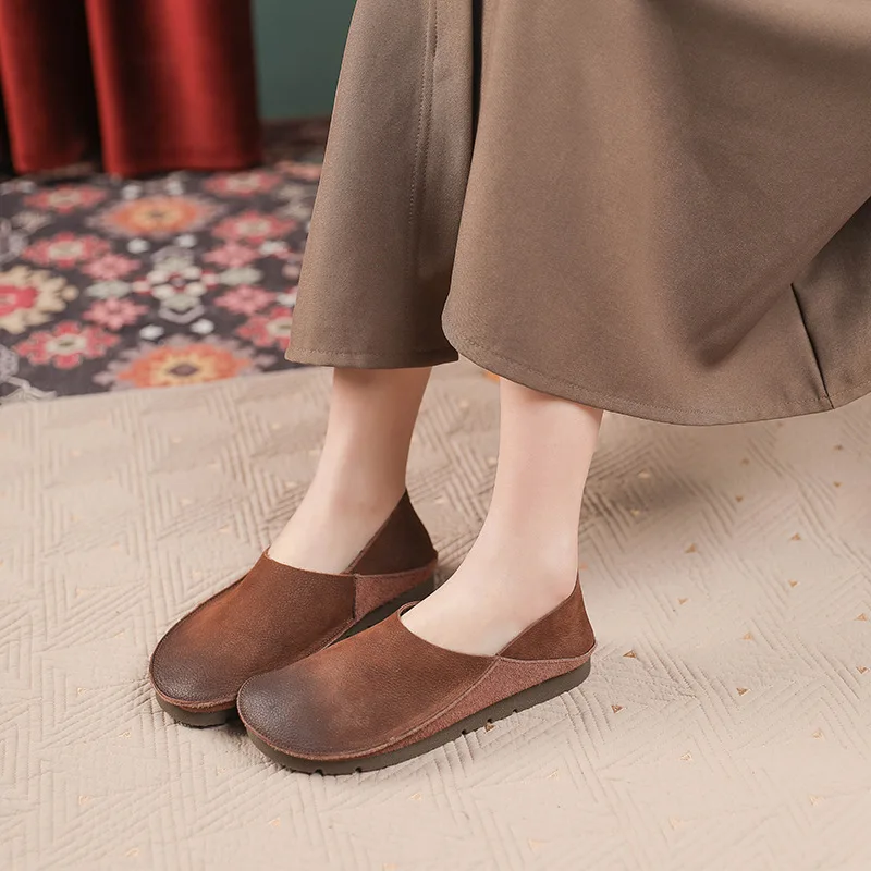Loafers Women Leather Soft Retro Shoes Flat Heels Ladies Retro Casual Slip-on Genuine Leather Shoes Woman Flat Shoes 2023
Loafers Women Leather Soft Retro Shoes Flat Heels Ladies Retro Casual Slip-on Genuine Leather Shoes Woman Flat Shoes 2023