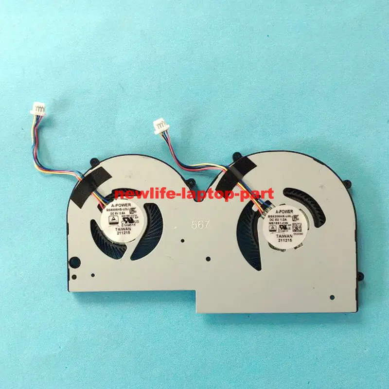 NEW Original For MSI Summit E16 MS-1591 Laptop CPU Cooling Fan Cooler BS50050HS-U3J BS5205HS-U5L DC 5V FREE SHIPPING
NEW Original For MSI Summit E16 MS-1591 Laptop CPU Cooling Fan Cooler BS50050HS-U3J BS5205HS-U5L DC 5V FREE SHIPPING