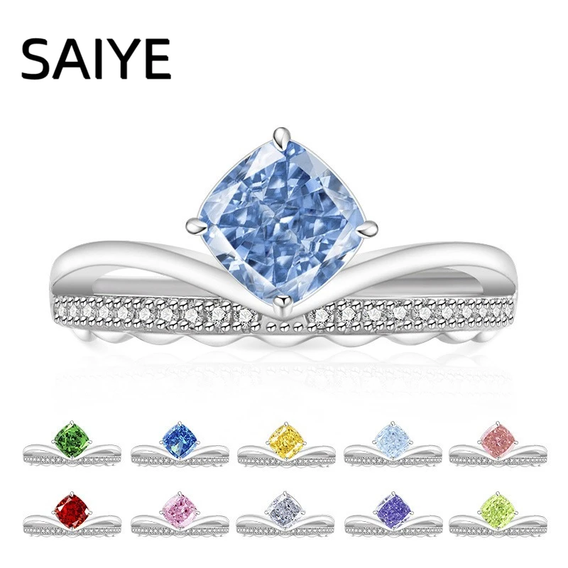 Cushion Cut Crown Twisted Band Ring 925 Sterling Silver Multi Color Cubic Zirconia Wedding Promise Rings for Women Jewelry Gift
Cushion Cut Crown Twisted Band Ring 925 Sterling Silver Multi Color Cubic Zirconia Wedding Promise Rings for Women Jewelry Gift