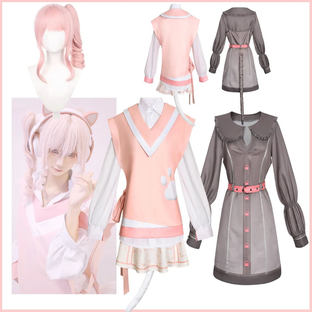 Anime Akiyama Mizuki Momoi Airi Cosplay Costume Project Sekai Amia Dress Set Tail Women Wig Halloween Disguise Performance Wear
Anime Akiyama Mizuki Momoi Airi Cosplay Costume Project Sekai Amia Dress Set Tail Women Wig Halloween Disguise Performance Wear