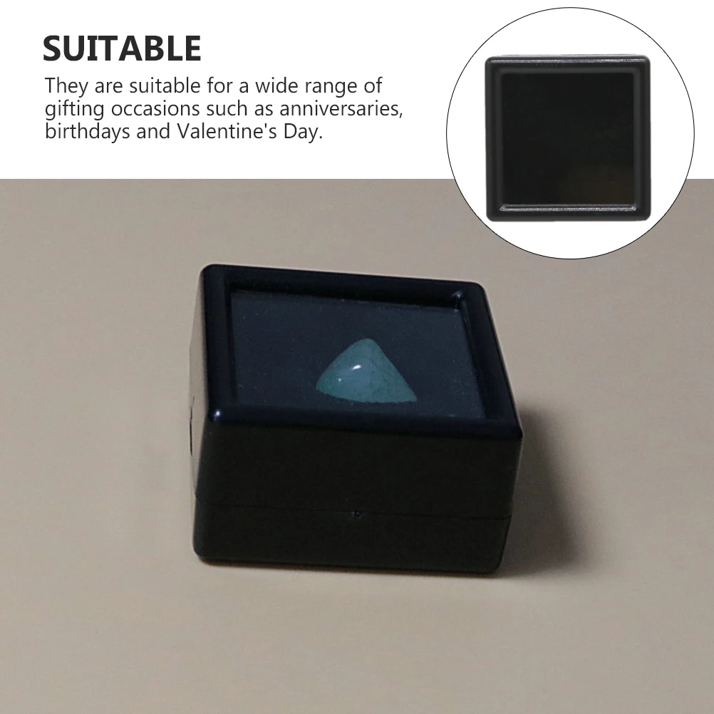 5pcs Transparent Lid Jewelry Boxes Gems Storage Case Ring Display Foams Pad Gift Packaging Birthday Anniversary Valentine
5pcs Transparent Lid Jewelry Boxes Gems Storage Case Ring Display Foams Pad Gift Packaging Birthday Anniversary Valentine