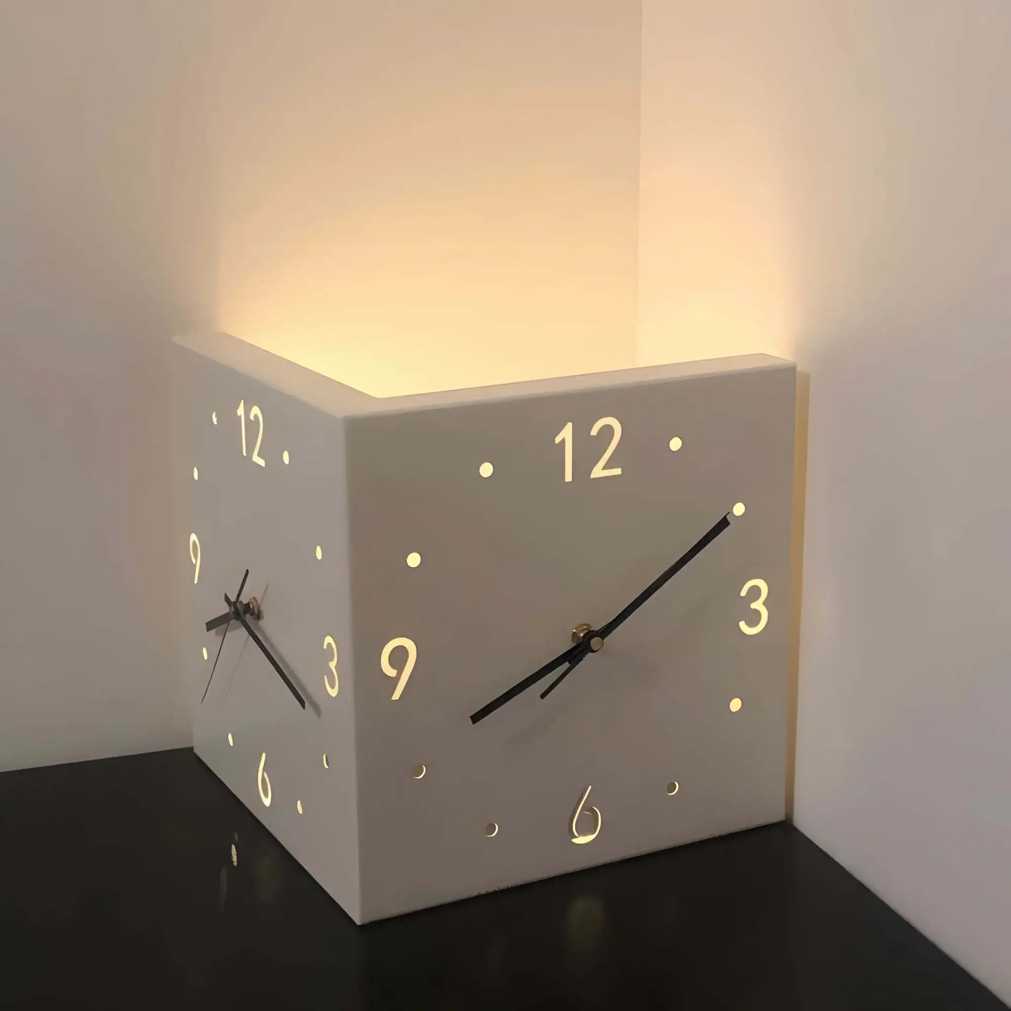 Corner Modern Wall Clock, Stylish Double-sided Luminous Wall Clock, Sensor Luminous Corner Wall Clock, Mute Wall Clock
Corner Modern Wall Clock, Stylish Double-sided Luminous Wall Clock, Sensor Luminous Corner Wall Clock, Mute Wall Clock