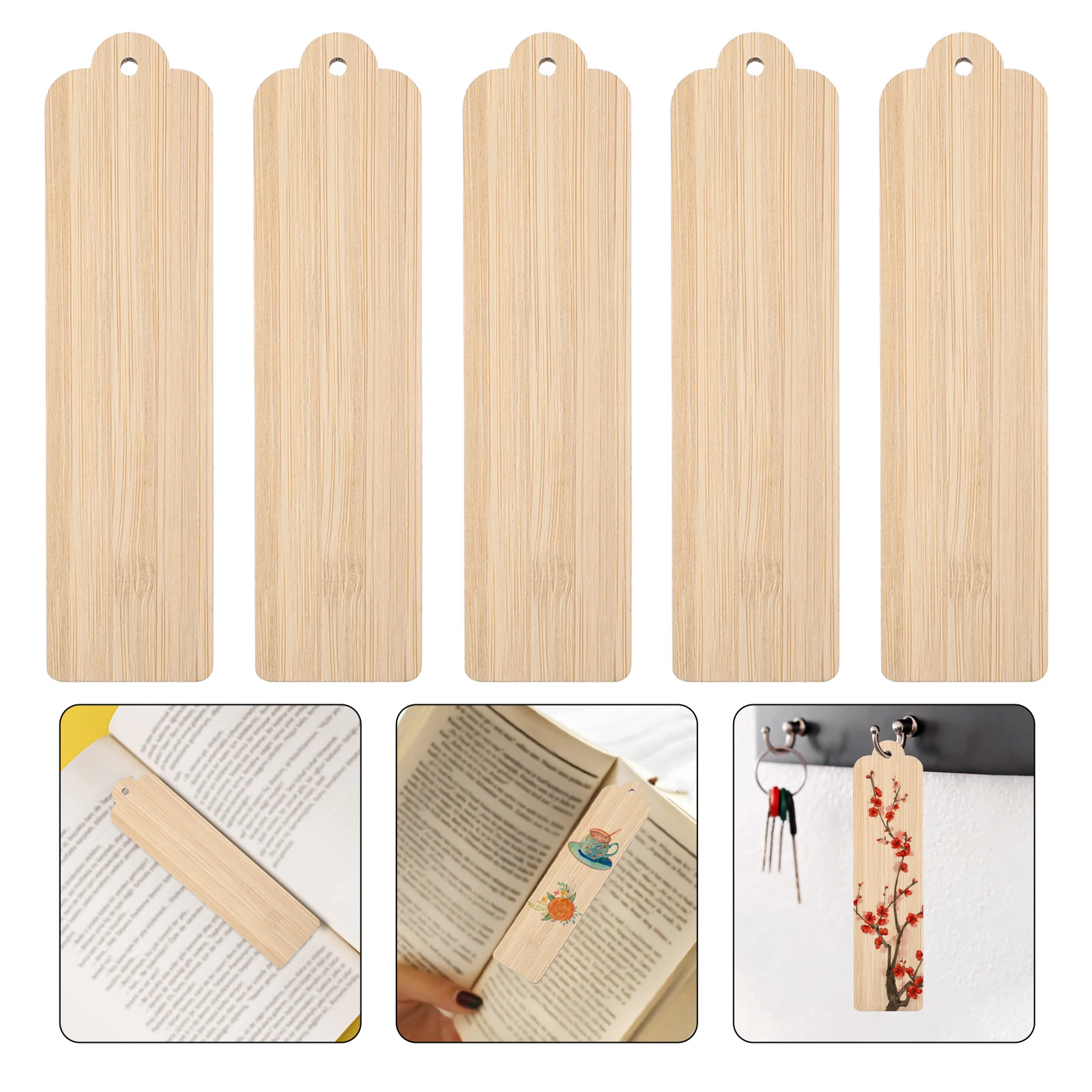 10pcs Wooden Blank Bookmarks DIY Craft Materials Creative Projects Unfinished Tags Hole Readers Students Writers Graduates
10pcs Wooden Blank Bookmarks DIY Craft Materials Creative Projects Unfinished Tags Hole Readers Students Writers Graduates