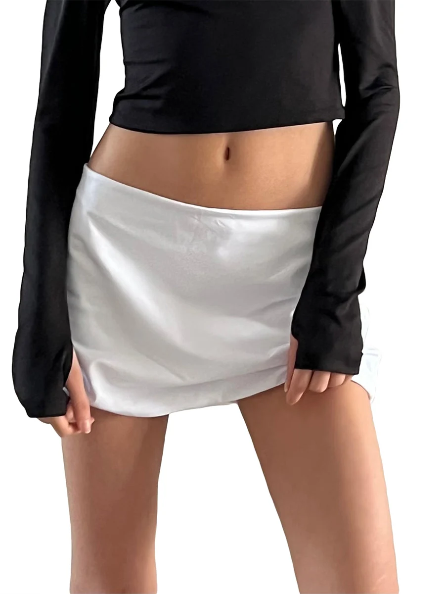 Women Black Basic Mini Skirt Low Waist A-line Casual Stretchy Girls Aesthetic Short Bodycon Skirts Summer All-match Clothing
Women Black Basic Mini Skirt Low Waist A-line Casual Stretchy Girls Aesthetic Short Bodycon Skirts Summer All-match Clothing