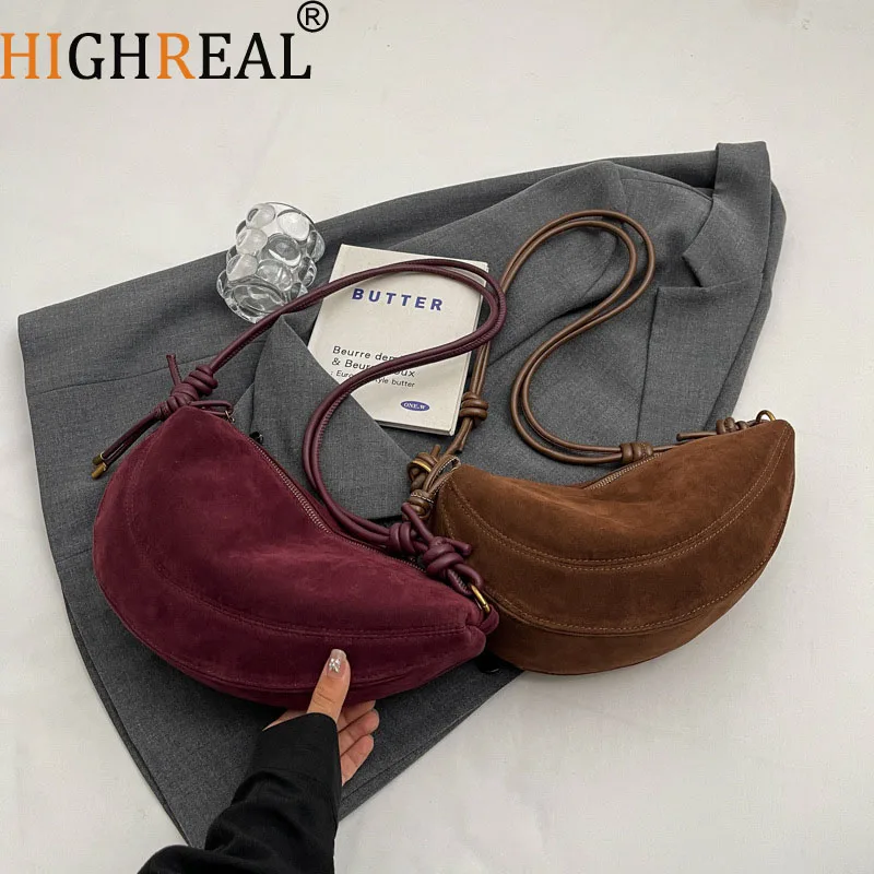 Frosted Retro Bag for Women New Autumn and Winter Niche Design Faux Suede Shoulder Messenger Commuter Dumpling Underarm Bag
Frosted Retro Bag for Women New Autumn and Winter Niche Design Faux Suede Shoulder Messenger Commuter Dumpling Underarm Bag