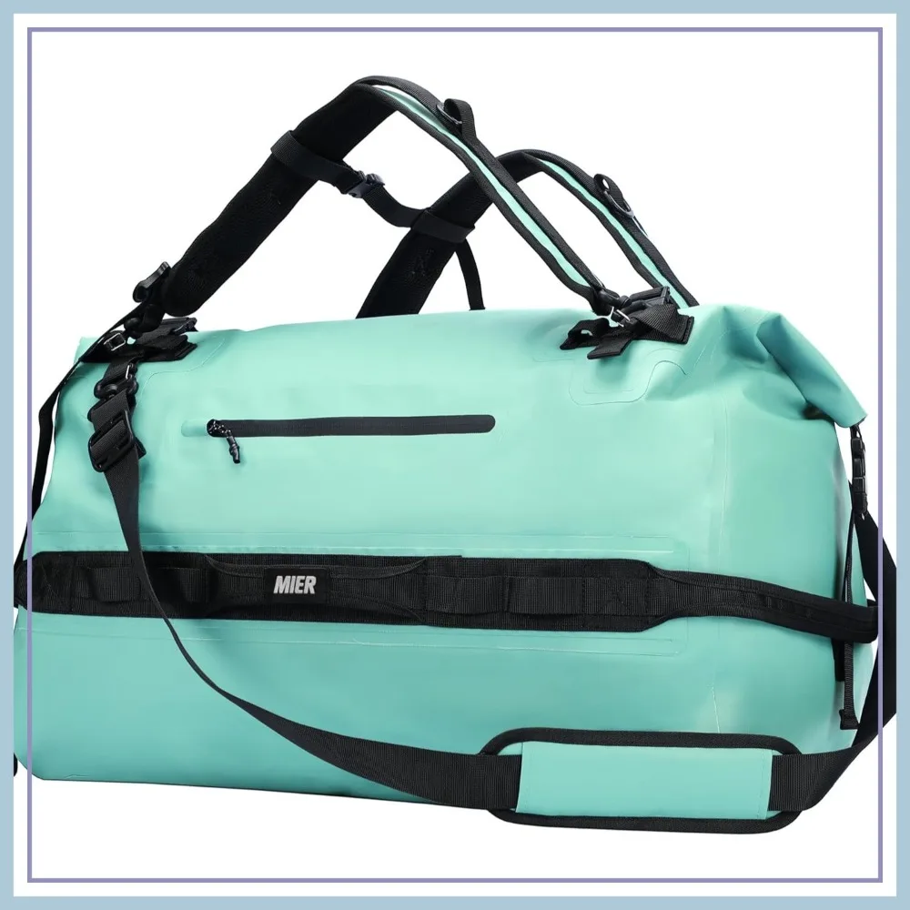 Waterproof Duffel Bag Motorcycle Dry Bag Backpack Large Roll-Top Heavy Duty Dry Duffle for Kayaking Beach Cruise Ship 60L/80L
Waterproof Duffel Bag Motorcycle Dry Bag Backpack Large Roll-Top Heavy Duty Dry Duffle for Kayaking Beach Cruise Ship 60L/80L