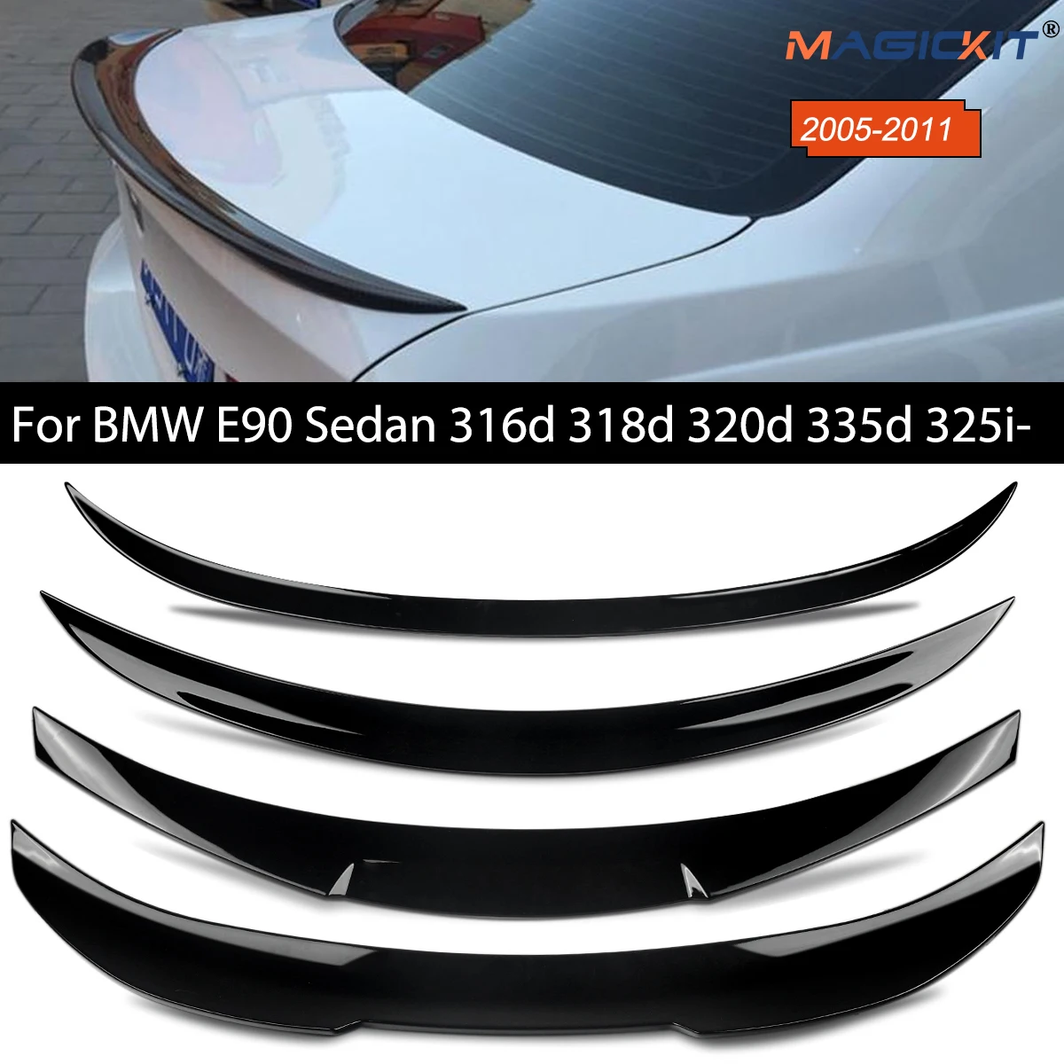 Для BMW 3 серии E90 седан 4-дверный 316d 318d 320d спойлер багажника губа хвоста багажника 2005 2006 2007 2008 2009-2011 задний спойлер крыло
Для BMW 3 серии E90 седан 4-дверный 316d 318d 320d спойлер багажника губа хвоста багажника 2005 2006 2007 2008 2009-2011 задний спойлер крыло