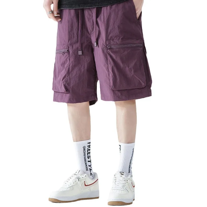 Multi-Pocket Hong Kong Style Pants Summer Male Street Trend Cargo Short Men Beach Shorts Men New Cargo Casual Jogging Shorts
Multi-Pocket Hong Kong Style Pants Summer Male Street Trend Cargo Short Men Beach Shorts Men New Cargo Casual Jogging Shorts