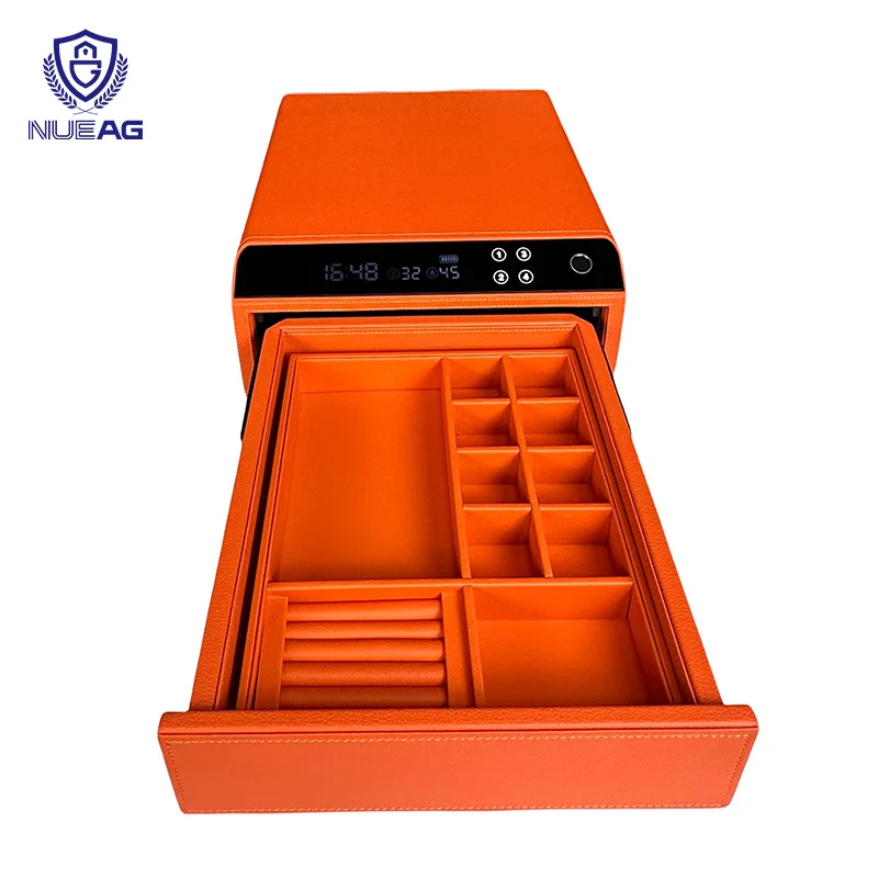 XAG-PGC2 Double Layer Orange Leather Jewelry Safe Home Smart Safe Office File Storage Safe
XAG-PGC2 Double Layer Orange Leather Jewelry Safe Home Smart Safe Office File Storage Safe