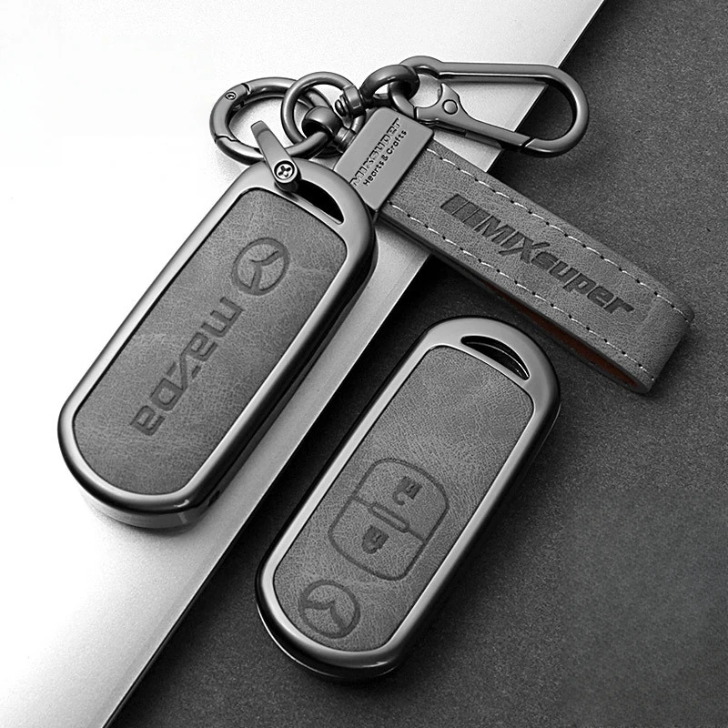Leather Car Key Cover Key Case For Mazda 2 3 6 Axela Atenza Demio CX30 CX4 CX5 CX-5 CX8 CX-8 CX-30 CX9 CX-9 MX5 Key Shell Bag
Leather Car Key Cover Key Case For Mazda 2 3 6 Axela Atenza Demio CX30 CX4 CX5 CX-5 CX8 CX-8 CX-30 CX9 CX-9 MX5 Key Shell Bag