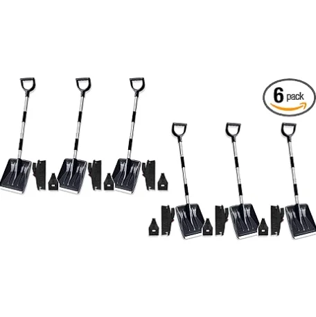 Набор из 6 предметов: автомобильный комплект для уборки снега 3-в-1 со сменными насадками – портативная лопата для снега, скребок для льда и щетка для снега для автомобиля
Набор из 6 предметов: автомобильный комплект для уборки снега 3-в-1 со сменными насадками – портативная лопата для снега, скребок для льда и щетка для снега для автомобиля