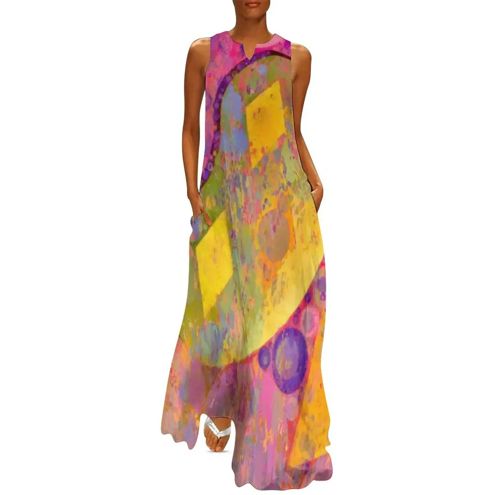 Mid-Century Modern Abstract Painting Long Dress women's clothing summer 2025 novelties Beachwear summer woman dress 2025 Dress
Mid-Century Modern Abstract Painting Long Dress women's clothing summer 2025 novelties Beachwear summer woman dress 2025 Dress