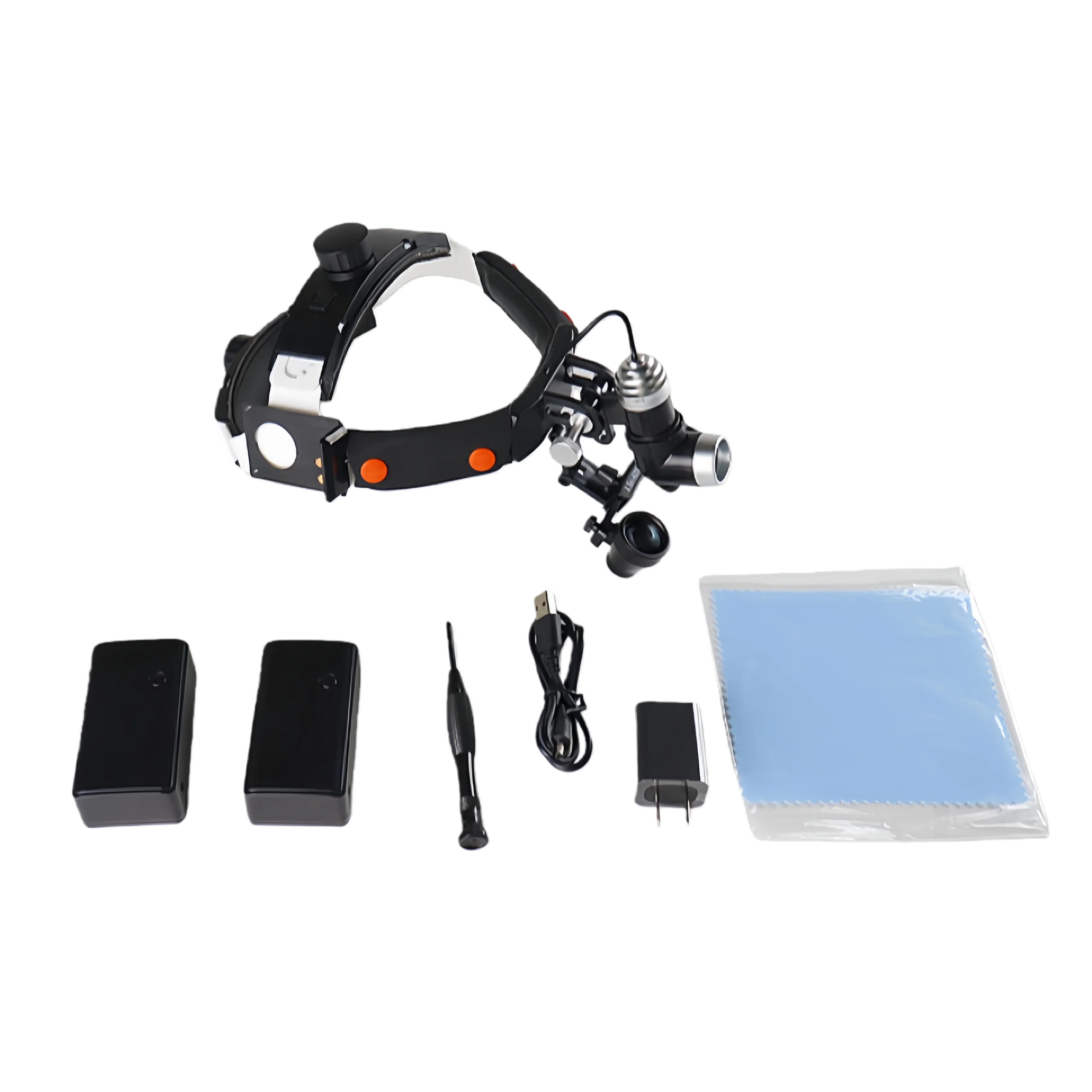 Стоматологические бинокулярные лупы VVDental с LED-подсветкой 10 Вт, увеличением 2.5/3.5X, регулируемой длиной 320-420 мм, черные
Стоматологические бинокулярные лупы VVDental с LED-подсветкой 10 Вт, увеличением 2.5/3.5X, регулируемой длиной 320-420 мм, черные